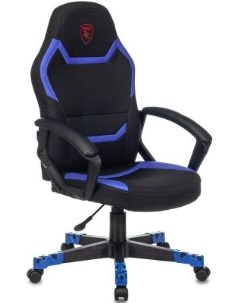 Кресло для геймеров 10 чёрный синий Zombie