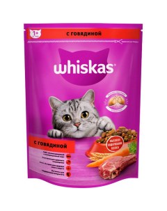 Корм сухой для кошек подушечки паштет говядина 800 г Whiskas