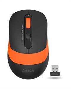 Мышь беспроводная Fstyler FG10 Black/Orange Wireless A4tech