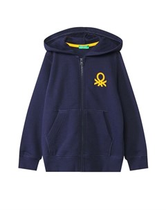 Хлопковая толстовка на молнии Benetton