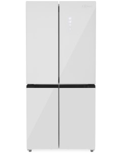 Многокамерный холодильник ZRCD430W белое стекло Zugel
