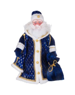 Кукла Дед Мороз царский синий 50 см Arti-m