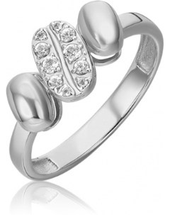Кольцо с топазами из белого золота Platina jewelry