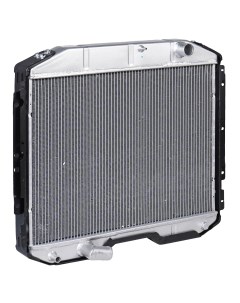Радиатор охлаждения для автомобилей ГАЗ 33098 с двиг ЯМЗ 53442 E 4 без горловины алюм Luzar
