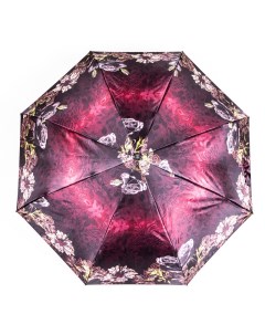 Зонт женский 112139 бордовый Zemsa