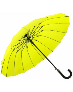 Зонт трость женский 1031 3 FLS ручка крюк 16 спиц жёлтый Frei regen