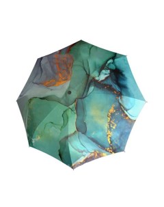 Зонт женский облегчённый 744865M02 Мраморно голубой Doppler