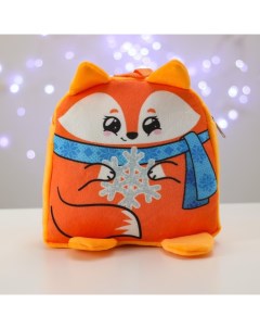 Рюкзак детский Лиса со снежинкой 5073307 оранжевый No name