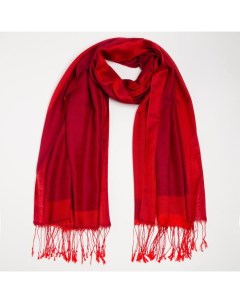 Палантин текстильный 7369711 цвет красный размер 70х180 Rossini