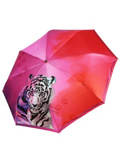 Зонт женский S 20234 5 красный розовый Fabretti