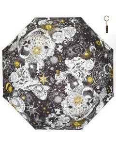 Зонт женский 16096 черный Flioraj