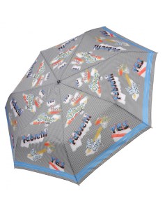 Зонт женский P 20200 9 серый Fabretti