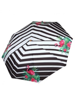 Зонт облегченный женский L 20278 30 белый черный Fabretti