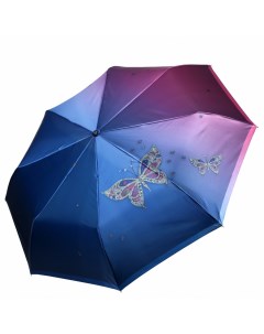 Зонт женский S 20230 5 синий розовый Fabretti
