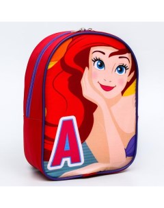 Рюкзак детский Ариэль 5447061 красный Disney