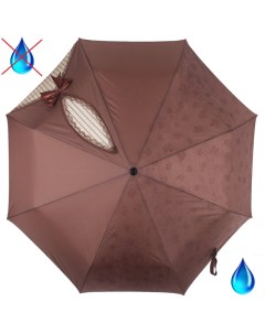 Зонт женский 20001 кокетка коричневый Flioraj