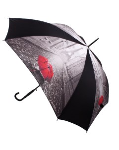 Зонт женский 290403 серо черный Flioraj