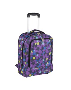 Чемодан рюкзак П7111 фиолетовый Polar