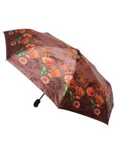 Зонт женский 112195 коричневый Zemsa