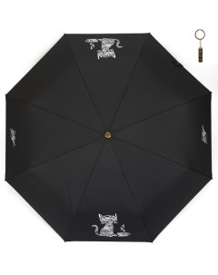 Зонт женский 16073 черный Flioraj