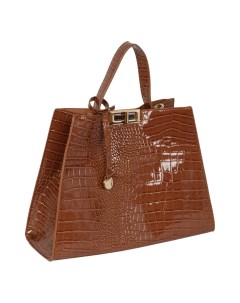 Женская сумка 20094 коричневая Pola