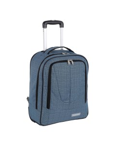Чемодан рюкзак П7111 серо синий Polar