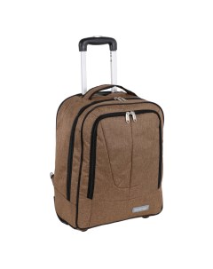Чемодан рюкзак П7111 коричневый Polar