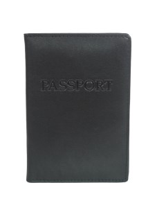 Обложка для паспорта 85 327 черная Zemsa