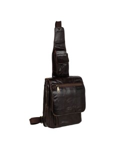 Рюкзак на одно плечо 1502 коричневый Polar