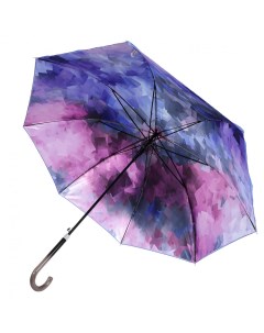 Зонт трость женский Ds 2007 8 фиолетовый Fabretti
