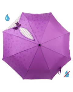 Зонт женский 20004 кокетка фиолетовый Flioraj