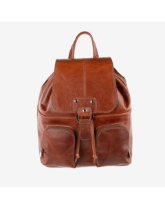 Кожаный рюкзак 16 04 коричневый винтаж Rhino