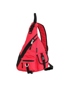 Однолямочный рюкзак П1378 красный Polar
