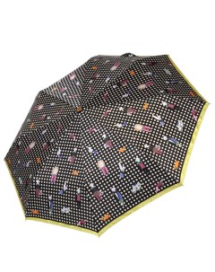 Зонт облегченный женский L 20266 7 черный желтый Fabretti