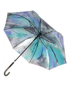 Зонт трость женский Ds 2011 9 голубой Fabretti