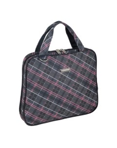 Дорожная сумка для ноутбука П7118к черный розовый Polar