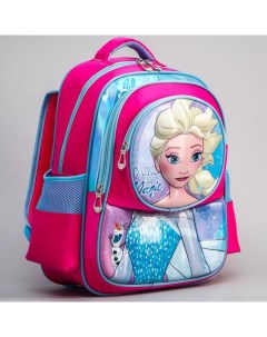 Рюкзак школьный 5414029 голубой розовый Disney