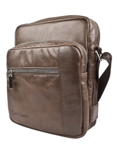 Мужская сумка 5048 02 Luviera brown коричневая Carlo gattini