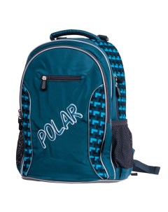 Школьный рюкзак П0082 зеленый Polar