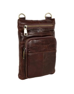 Мужская сумка 25041 коричневая Polar