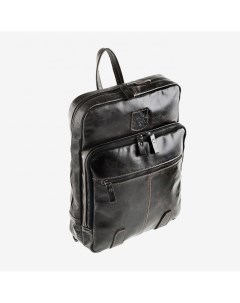 Мужской кожаный рюкзак 1057 тёмно коричневого цвета Maxsimo tarnavsky