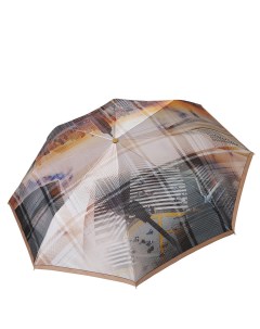 Зонт легкий L 20107 2 коричневый Fabretti