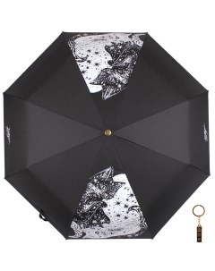 Зонт женский 16071 черный Flioraj