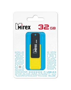 Флешка Mirex City USB 2 0 13600 FMUCYL32 32Gb Желтая