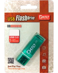 Флешка Dato USB 2 0 DB8002U3G 32G 32Gb Зеленая