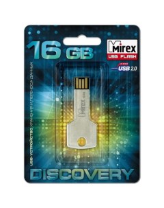 Флешка Mirex Corner Key USB 2 0 13600 DVRCOK16 16Gb Серебристая