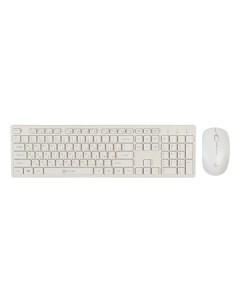 Клавиатура и мышь Oklick 240M Белая