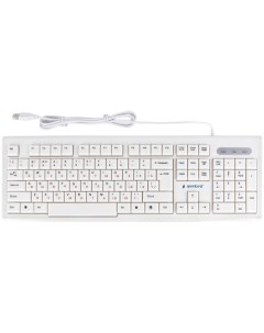 Клавиатура Gembird KB 8354U Бежевый Белый