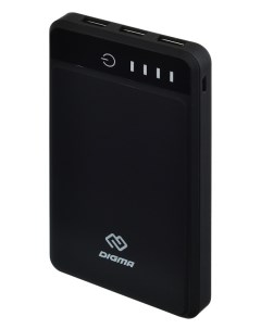 Внешний аккумулятор Digma Power Bank DG 10000 3U BK 10000мАч Черный