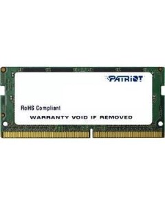 Оперативная память Patriot Memory 8 ГБ 1 шт Signature PSD48G240081S Patriot memory